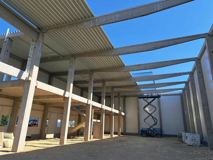 Montované prefa haly | Betonové haly jsou obzvláště odolné vůči ohni a vysokým teplotám