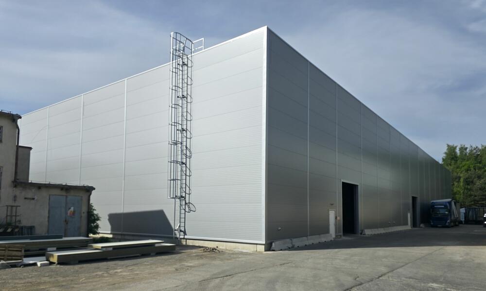 Skladová hala Manto - Montovaná betonová hala