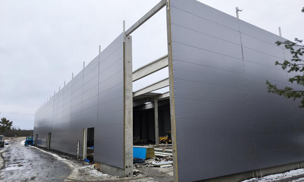 Skladová hala Manto - Montovaná betonová hala