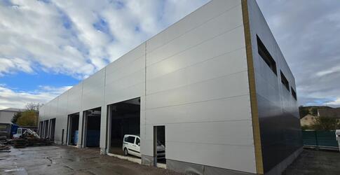 Reference Servisní a skladová hala Pirell 