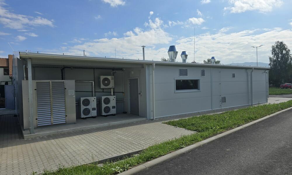 Zpracovna ryb Mušov - Montovaná ocelová hala